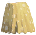 Yellow Flower Field Skirt