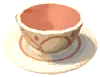 Empty White Tea Cup